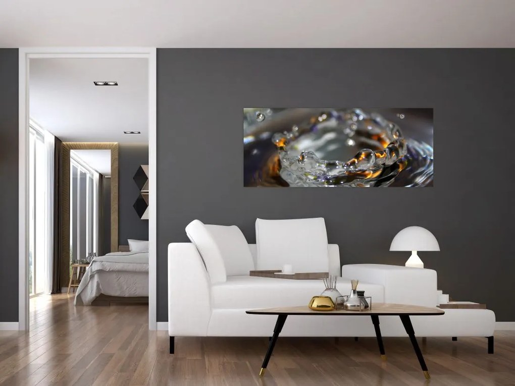 Tablou cu brățara din picături de apă (120x50 cm)