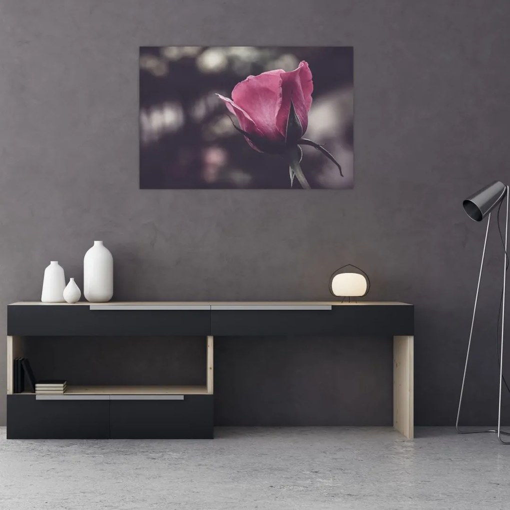 Tablou - Detaliu florii de trandafir (90x60 cm)