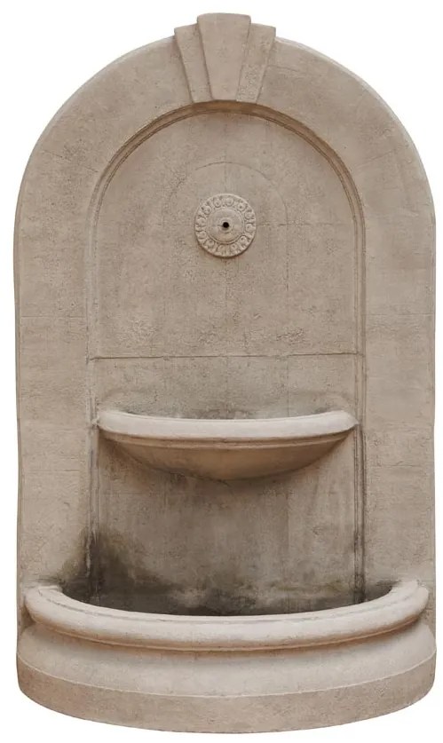 Fantana decorativa de gradina, din piatra si rasina, Aliena