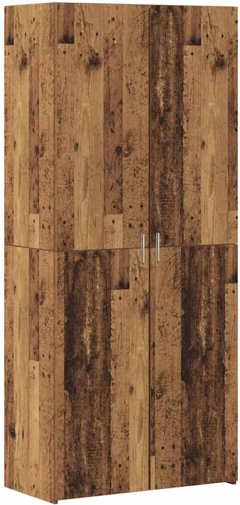 vidaXL Bufet 2 pcs Lemn vechi 80 x 42 x 185 cm