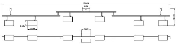 Spot Globo 57910-6W ROBBY 6xGU10/35W/230V alb