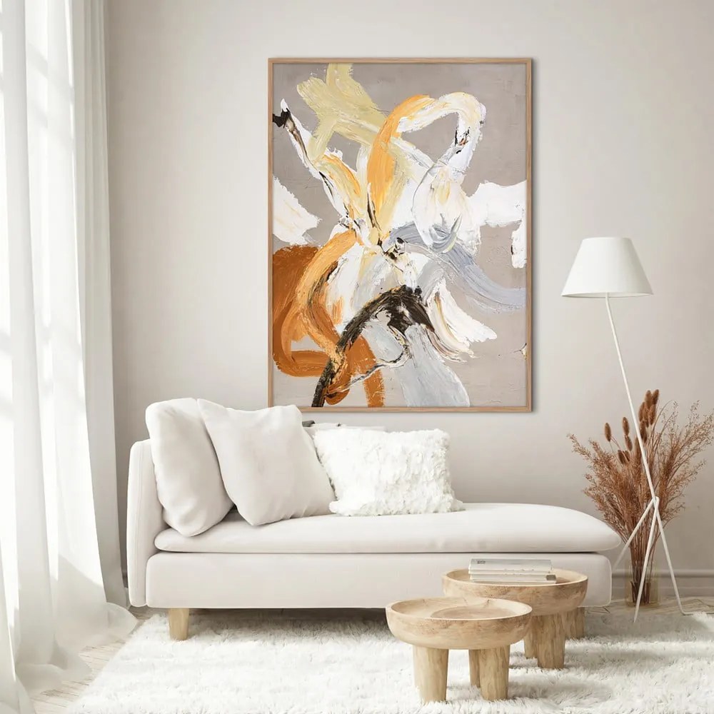 Tablou pictat manual 90x120 cm Go Ahead - Malerifabrikken