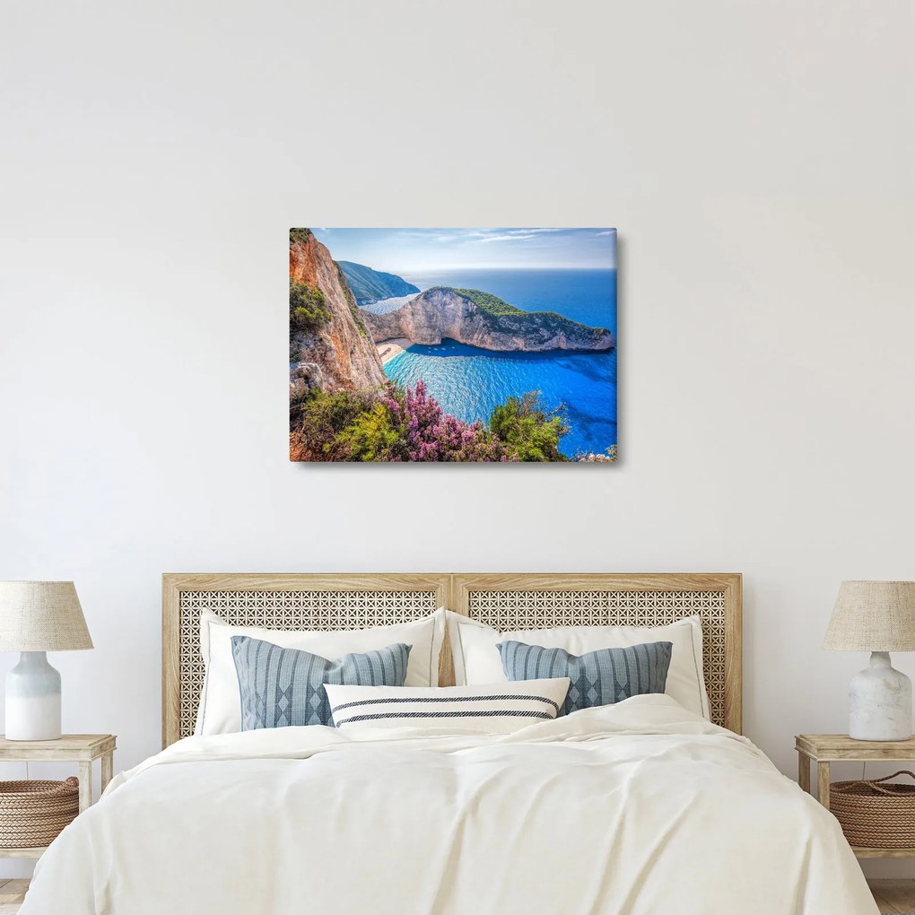Tablou - Plaja Navagio, Grecia (70x50 cm)