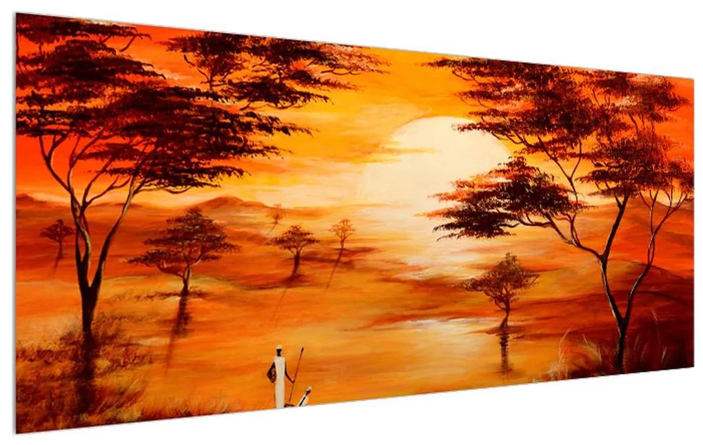 Tablou cu savana africană (120x50 cm), în 40 de alte dimensiuni noi