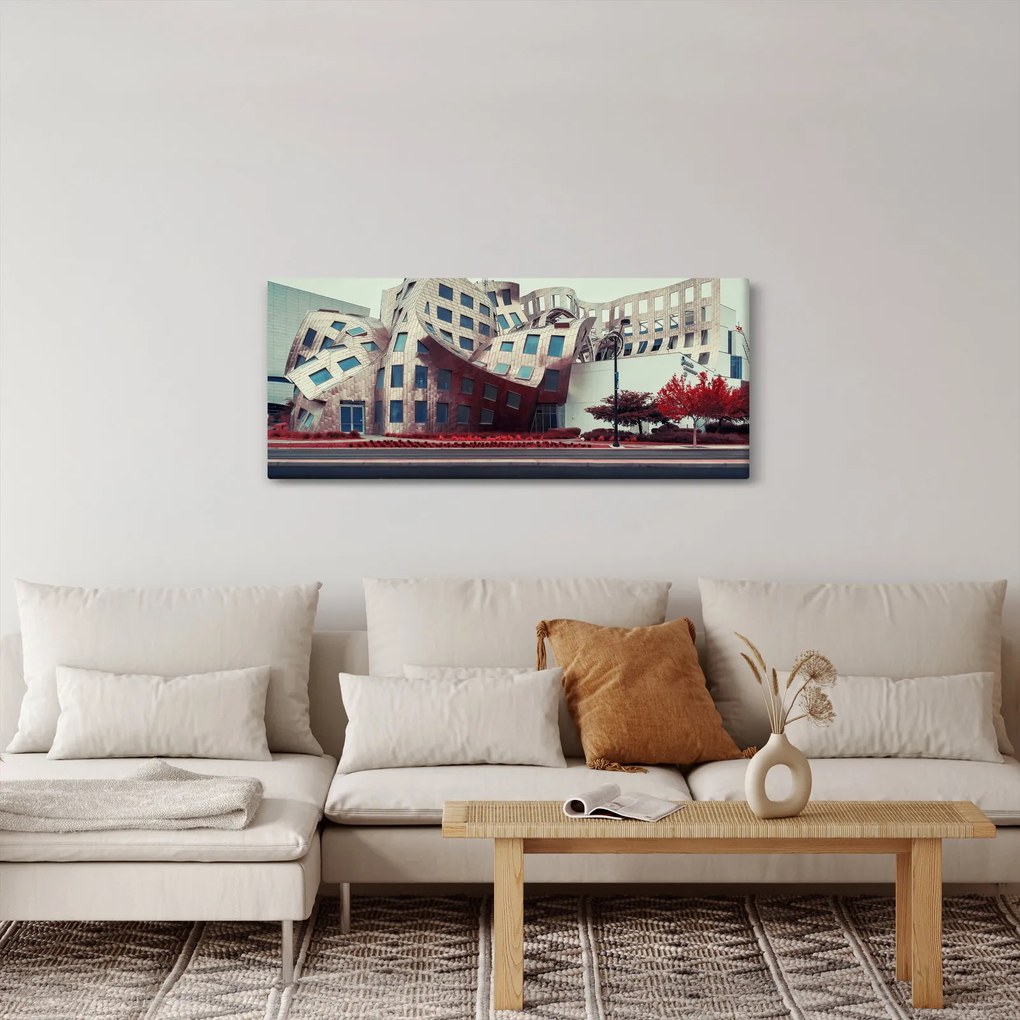 Tablou - construcție arhitectonică (120x50 cm)