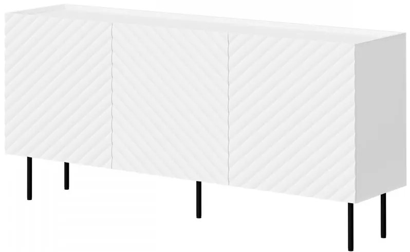 Dulap Grotzi 165 3D (Alb + Negru) . 1105920