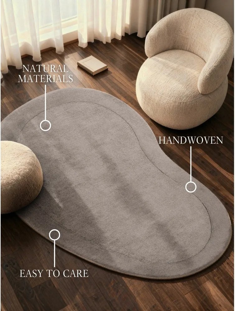 Covor gri țesut manual din amestesc de lână 125x200 cm Kari Organic – Villeroy&amp;Boch