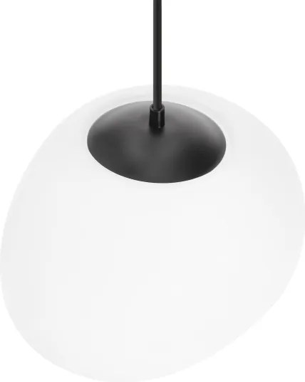 BRILAGI - Lampă suspendată pe cablu PEBBLES 1xE27/40W/230V Ø 30 cm neagră