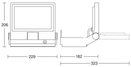 Proiector LED XLED PRO ONE LED/17,7W/230V IP44 antracit Steinel 069513