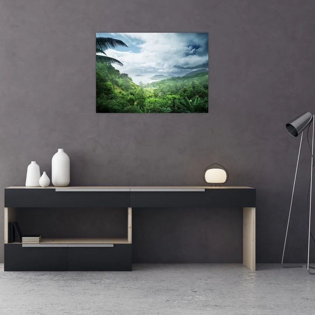Tablou -Jungla din Seychelles (70x50 cm)