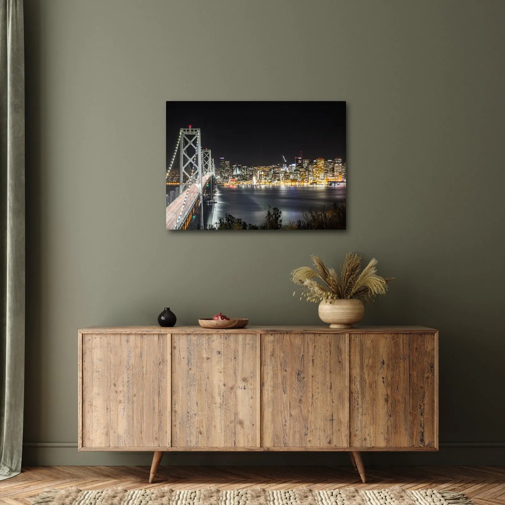 Tablou cu podul Brooklin și New York (70x50 cm)