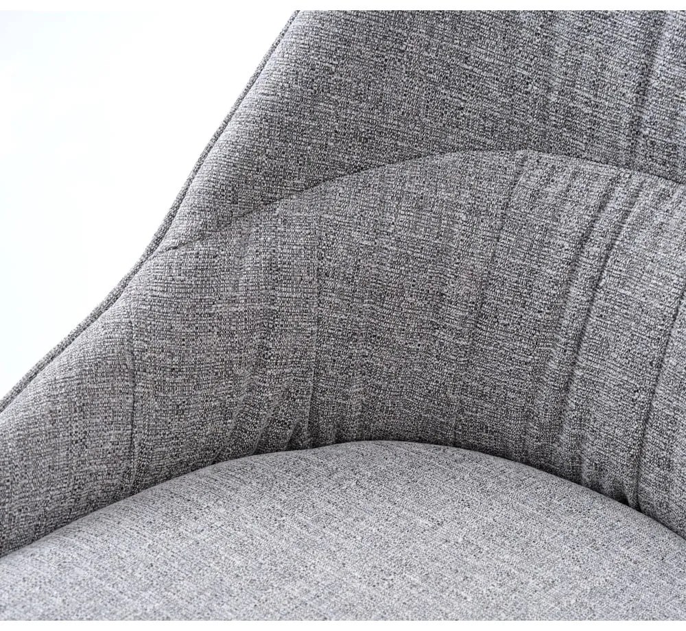 Scaune de dining gri 2 buc. Meridian – Unique Furniture