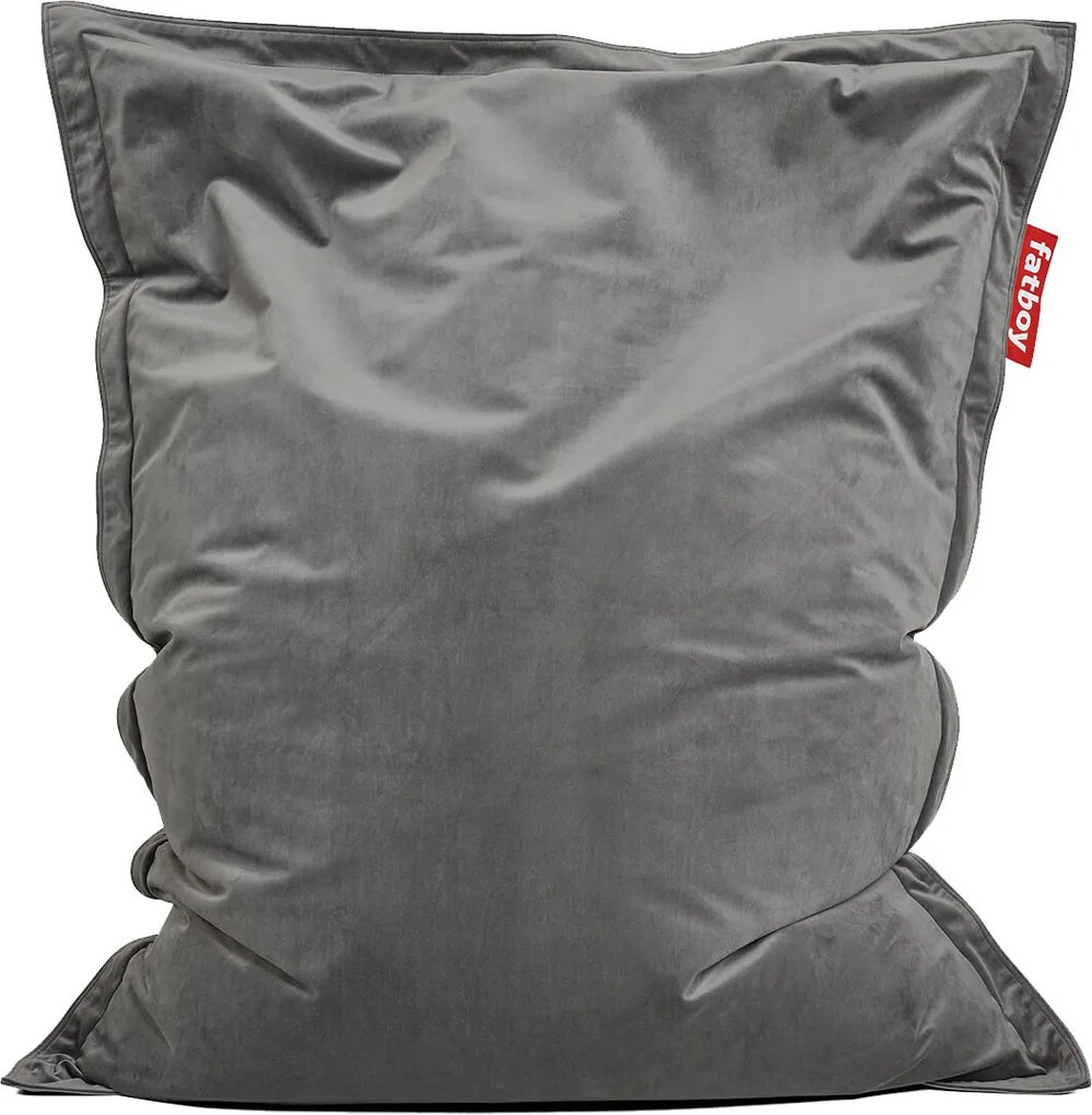 Puf puf original Slim Velvet, culori multiple - Fatboy Culoare: gri-bej