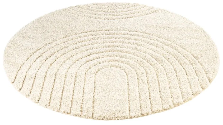 Covor Mint Rugs Norwalk Fergus, ø 160 cm, alb-crem