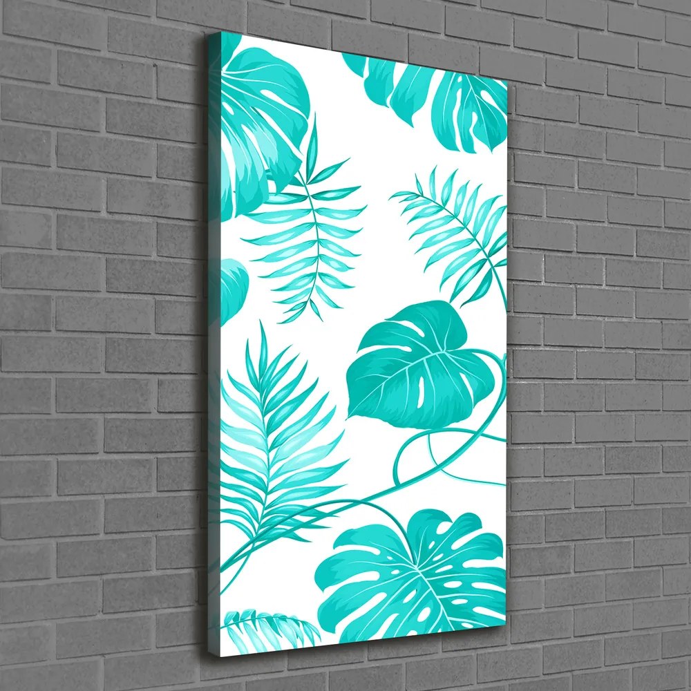 Imprimare tablou canvas Frunze tropicale