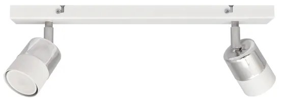 Spot LED TUBSSON 2xGU10/4,8W/230V alb/crom lucios