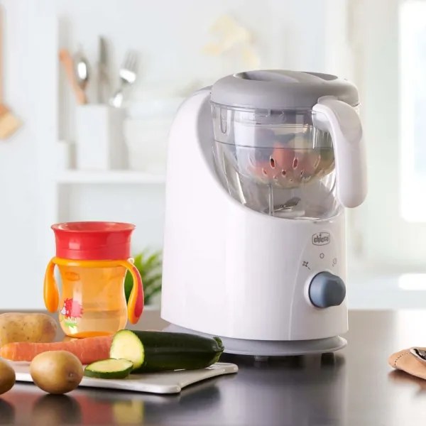 Aparat de gătit cu aburi și blender 4 în 1 Chicco EASY MEAL