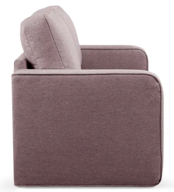 Canapea roz-deschis extensibilă 160 cm Come – Bobochic Paris