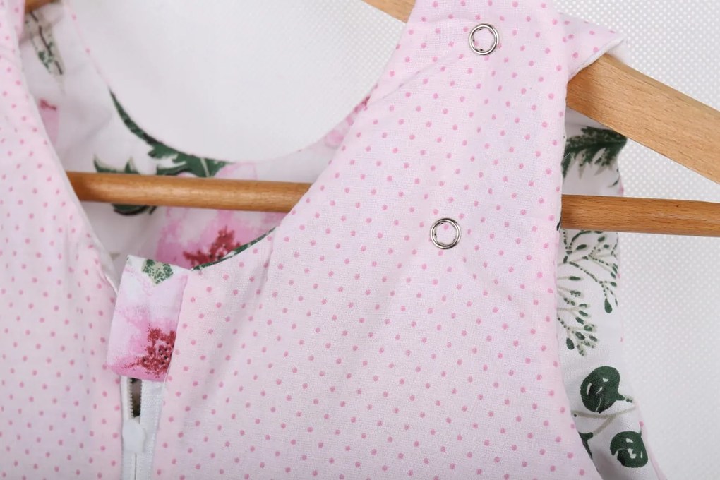 ShopJK SAC DE DORMIT PENTRU COPII - BUMBAC - TRANDAFIRI