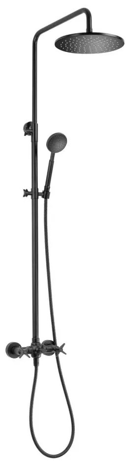 Deante NAC_N4QT - Set de duș cu baterie TEMISTO, negru