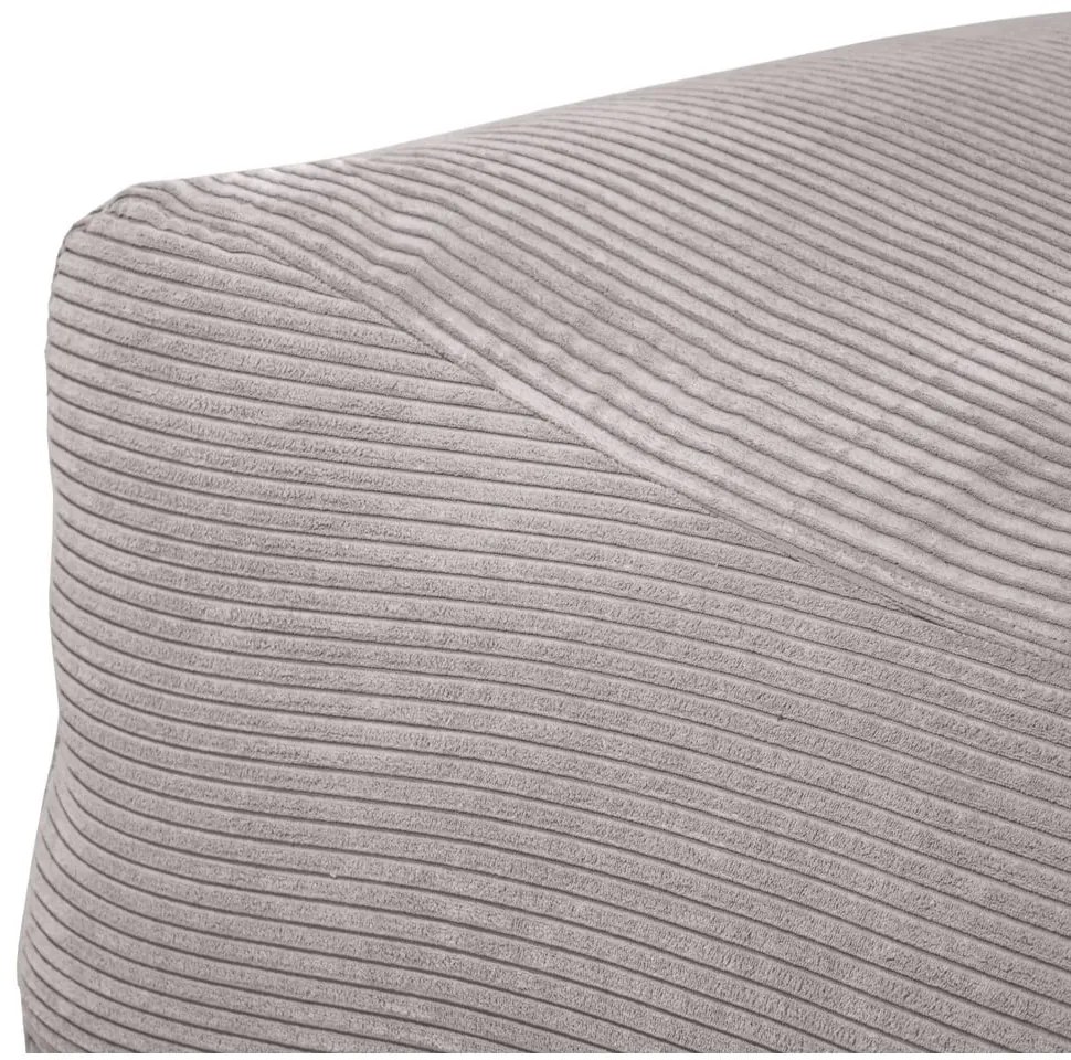 Fotoliu bean bag mov cu tapițerie din catifea reiată Seat 100 Lounge – SLOWDOWN