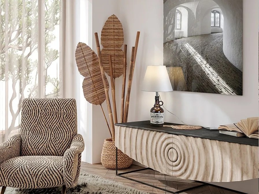 Kit iluminat / Lampa de masa decorativa Licor alba