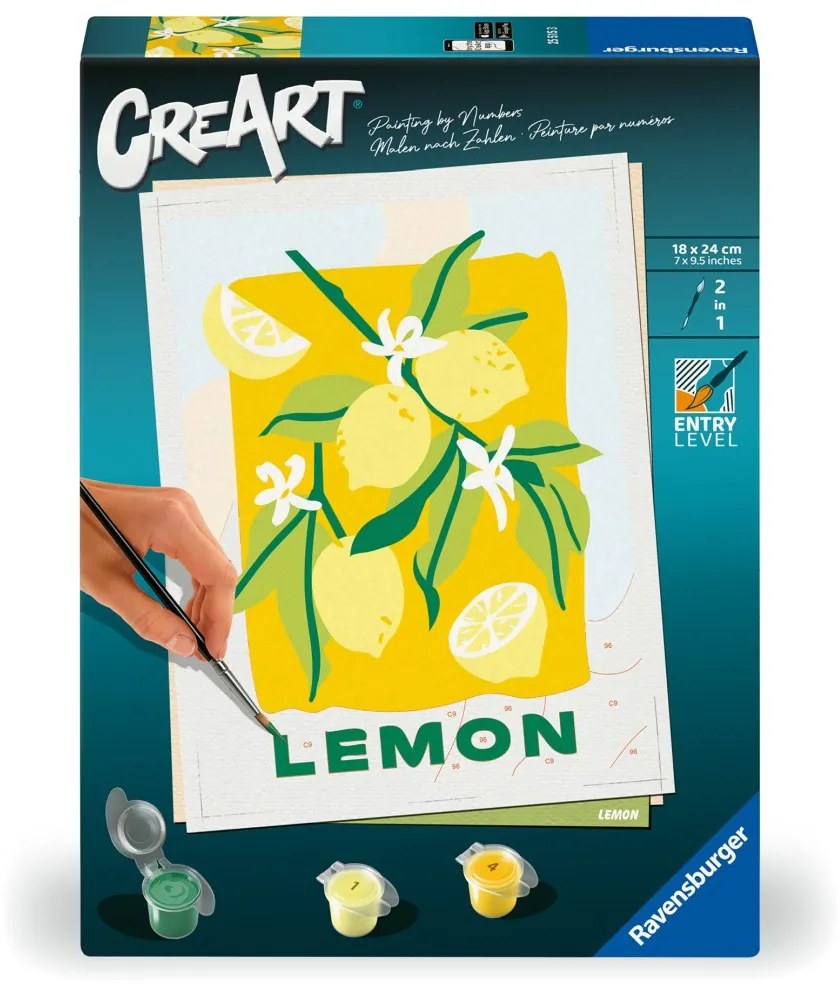 CREART PICTURA PE NUMERE PENTRU ADULTI LAMAI - RAVENSBURGER (RVSPBN25515)