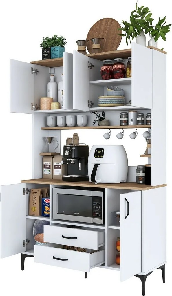 Dulap Jedy Walnut and White