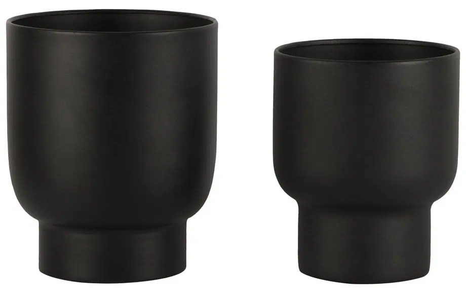 Ghivece decorative 2 buc. din metal ø 16 cm Fulda – House Nordic