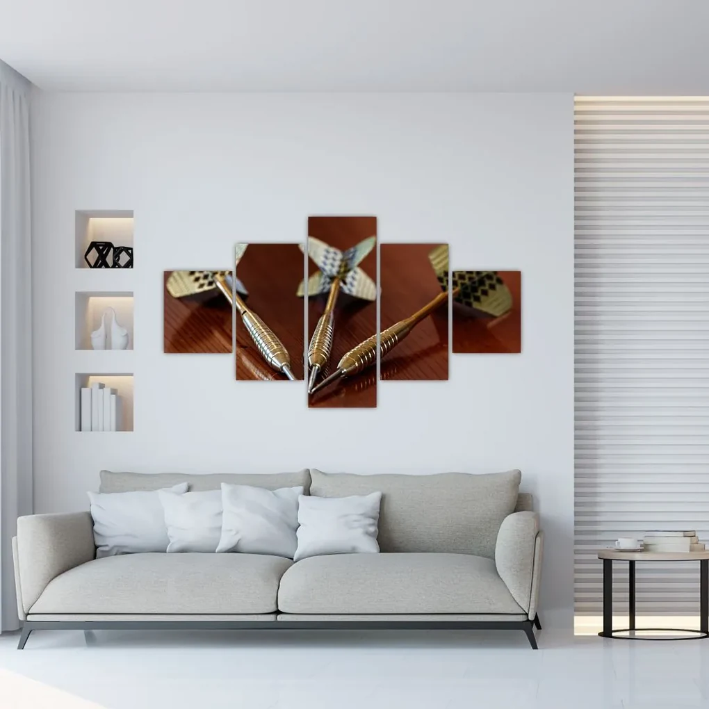 Tablou - cu trei măcieșe (125x70 cm), în 40 de alte dimensiuni noi