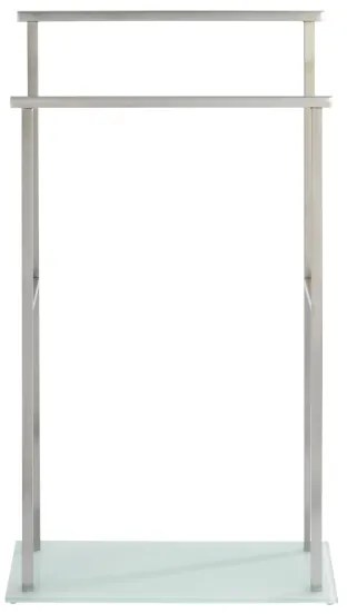 WENKO DEBAR Suport pentru prosoape, 20 x 83 cm, inox satinat, alb - 23438100