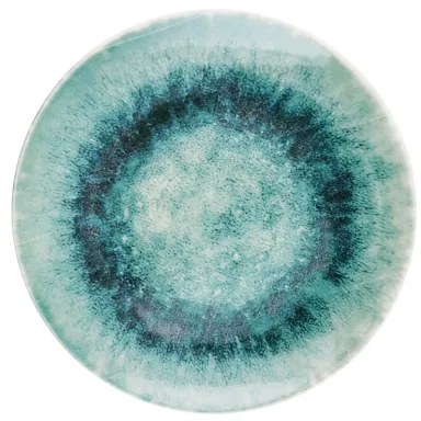 Set de veselă din porțelan, 18 piese, albastru