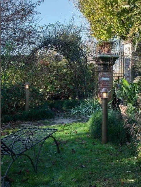 Stalp de exterior, inaltime 34cm cu protectie IP44, Garden 245.42.OR