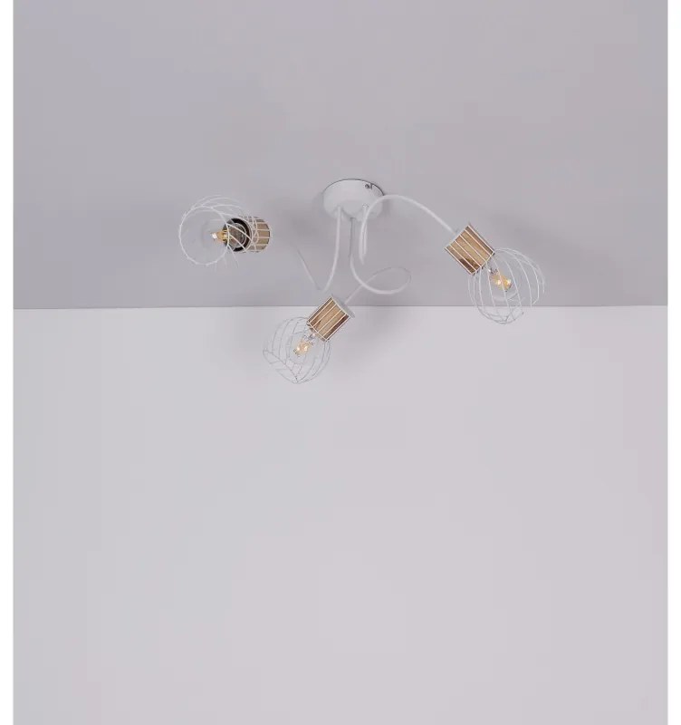 Lustra aplicata design modern LUISE alb 54012-3 GL