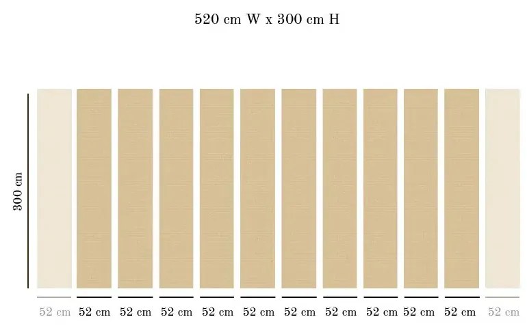 Tapet VLAdiLA Sand hessian 520 x 300 cm