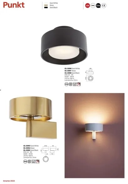 Plafonieră LED PUNKT LED/6W/230V alb Redo 01-3096