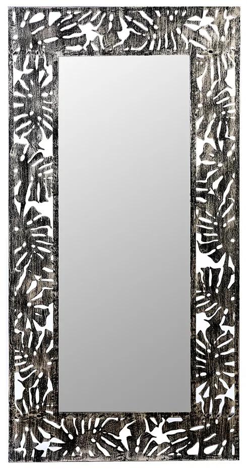 Oglinda FLORA, metal sticla, 120x60 cm