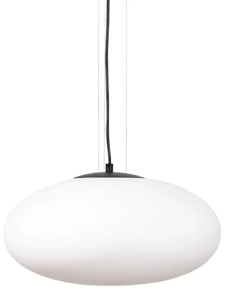 Lustra suspendata moderna Omi negru, 40cm