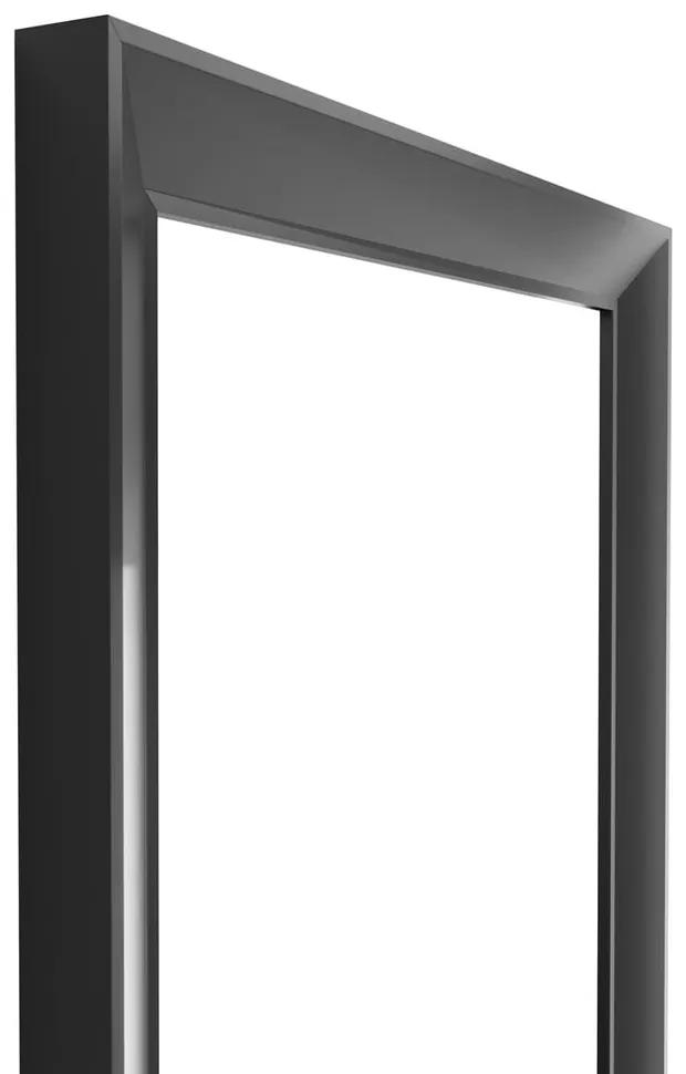 Oglindă de perete neagră 47x147 cm Paris - Styler