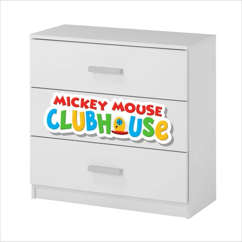 Comoda 3 sertare Mickey Mouse Club House