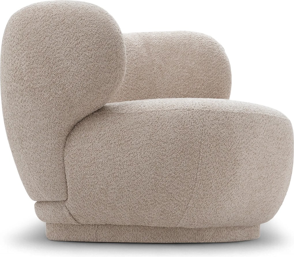 Fotoliu de relaxare Skindi - bouclé bej Catch Me 02