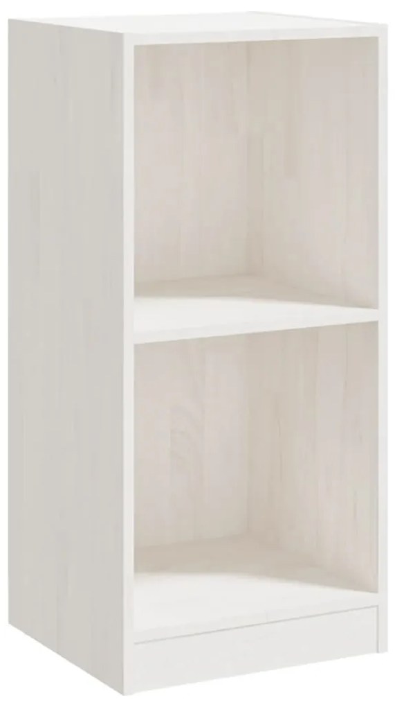 809931 vidaXL Dulap lateral, alb, 35,5x33,5x76 cm, lemn masiv de pin