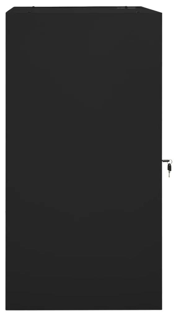 Dulap pentru sa, negru, 53x53x105 cm, otel 1, Negru, 53 x 53 x 105 cm, 1