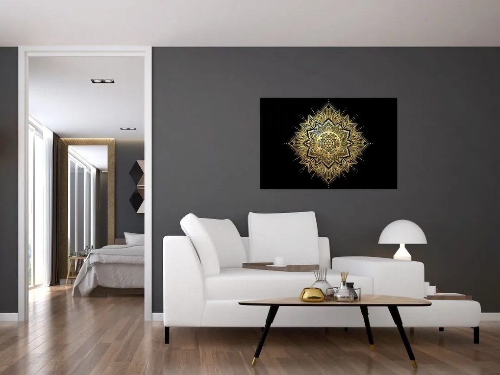 Tablou - Mandala bogăției (90x60 cm)