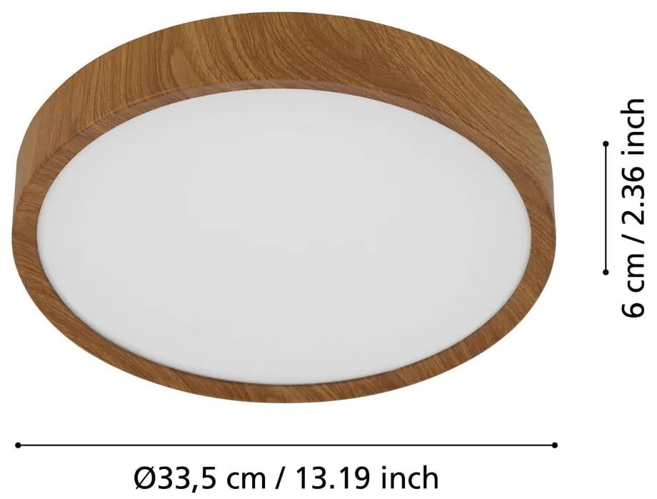 Plafonieră maro LED MUSURITA – EGLO