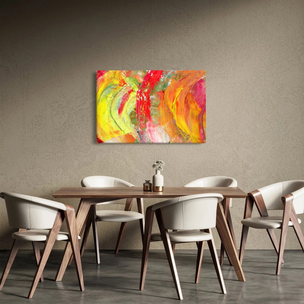Tablou cu abstracție- pictura (90x60 cm)