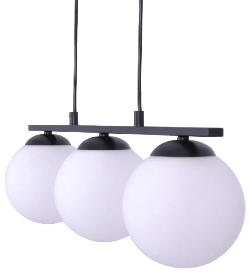 Pendul, Lustra Suspendata Moderna, Negru, 3xE14, GLOBE