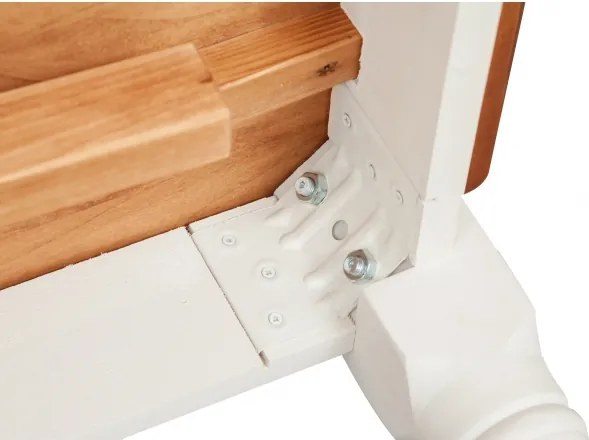 Masa extensibila, L160(290) 90 H80 cm, alb antic nuc antichizat, lemn masiv