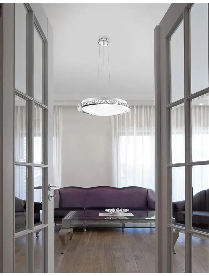 Lustra suspendata eleganta Palermo, 50cm