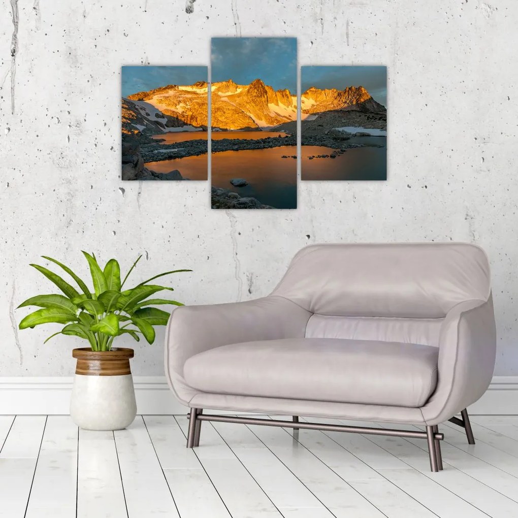 Tablou cu peisaj montan (90x60 cm)